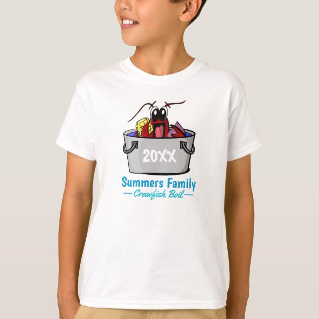 Crawfish Boil Jährliches Party Picnic T-Shirt (Vorderseite)