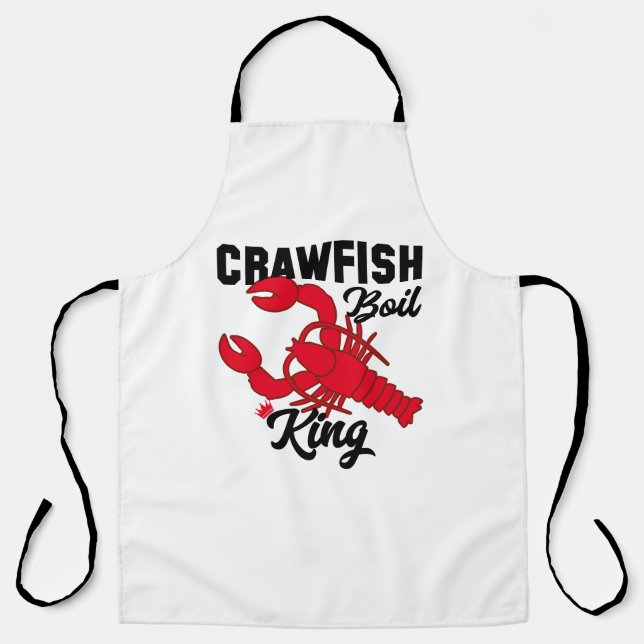 Crawfish Boil King Schürze (Vorderseite)
