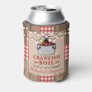 Crawfish Boil Lobster Rustikale Engagement Party Dosenkühler