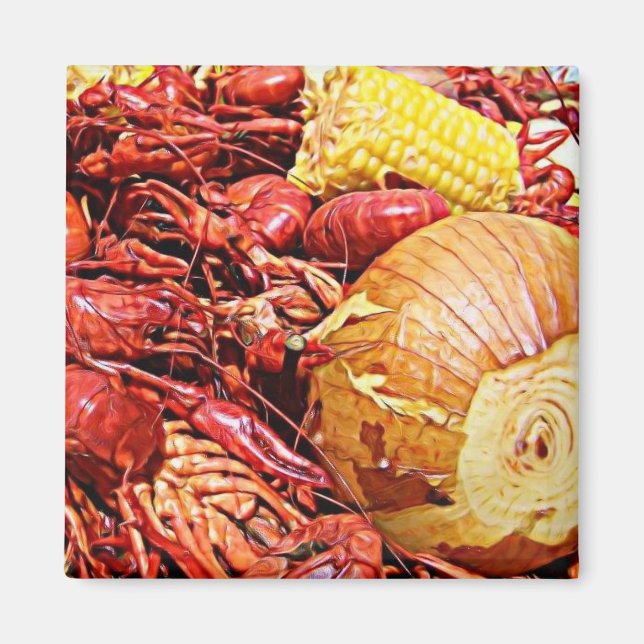 Crawfish Boil Magnet (Vorne)