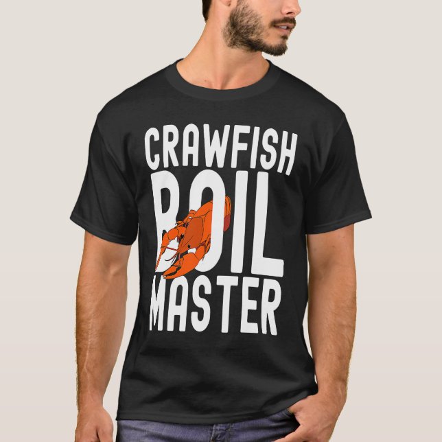 Crawfish Boil Master Mens Crawfish Crew  1 T-Shirt (Vorderseite)