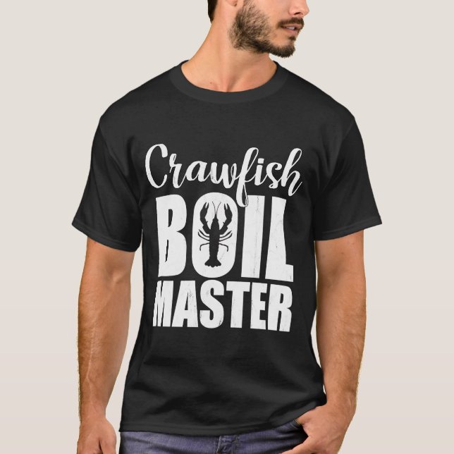 Crawfish Boil Master Mens Crawfish Crew T-Shirt (Vorderseite)