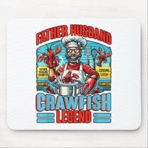 Crawfish Boil Party Crawfish Crawdad Vater Daddy Mousepad