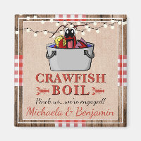 Crawfish Boil Rustikale Engagement Partei