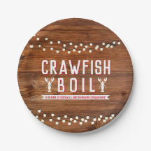 Crawfish Boil Rustikale Engagement Partei
