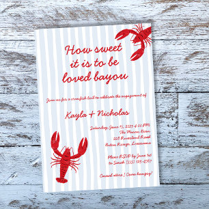 Crawfish Boil Verlobung Love Bayou Einladung