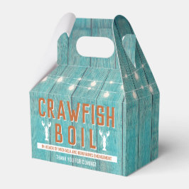 Crawfish Booking Special Event Blue Engagement Par Geschenkschachtel
