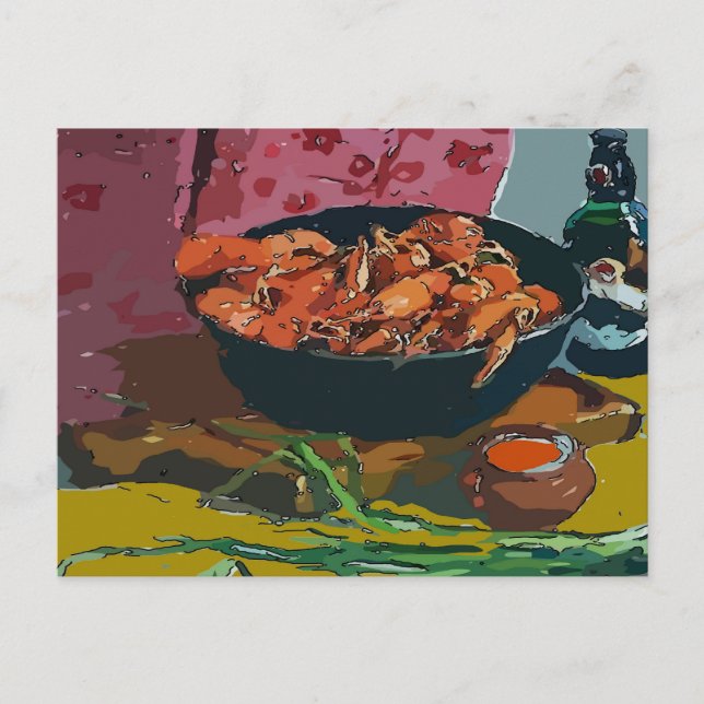Crawfish Bowl Postkarte (Vorderseite)