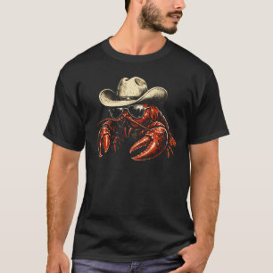 Crawfish Cowboy Cajun Meeresfrüchte Crawfish Cowbo T-Shirt