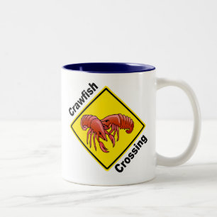 Crawfish Crossing Zweifarbige Tasse
