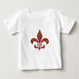 Crawfish Fleu de Lis Baby T-shirt