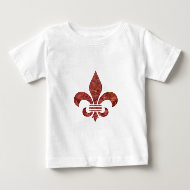 Crawfish Fleu de Lis Baby T-shirt (Vorderseite)