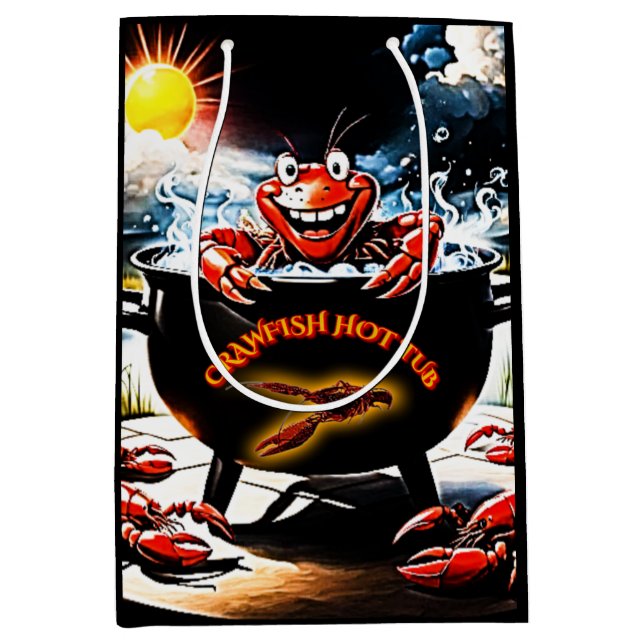 Crawfish Hot Tube Mittlere Geschenktüte (Vorderseite)