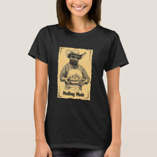 Crawfish Mudbug Mode Vintager Western Cajun Food F T-Shirt