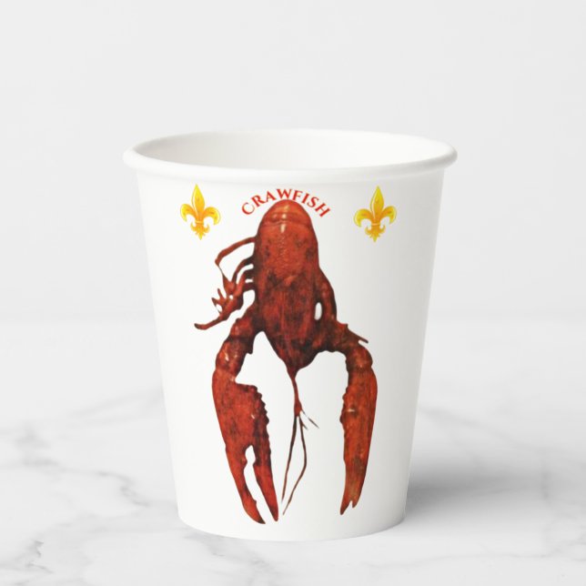 Crawfish Paper Cups Pappbecher (Vorderseite)