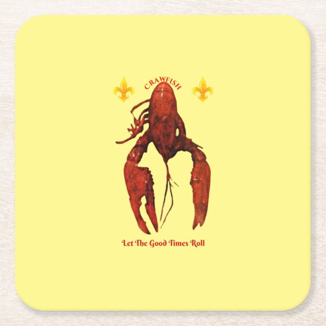 Crawfish Paper Untersetzer (Vorderseite)