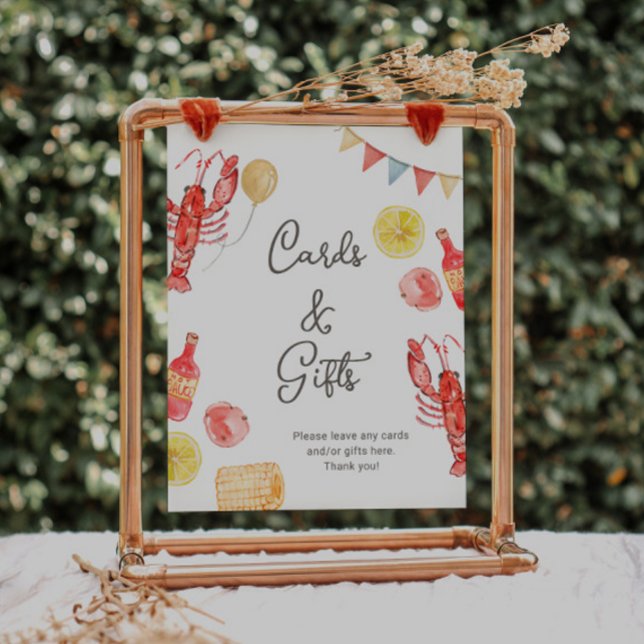Crawfish Party Cards & Gifts Sign (Von Creator hochgeladen)