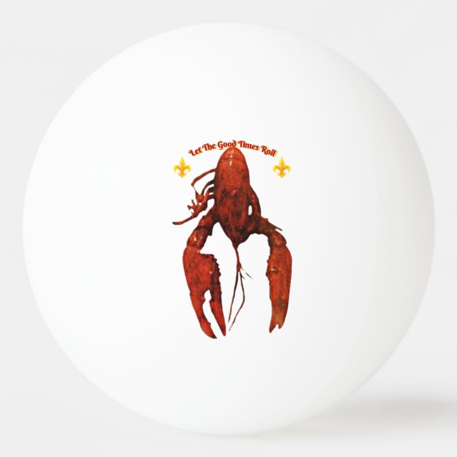 Crawfish Pong Ball Tischtennisball (Vorderseite)
