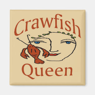 Crawfish Queen Abstrakt Magnet