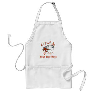 Crawfish Queen Apron, add text Apron Schürze