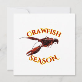 Crawfish-Saison Einladung