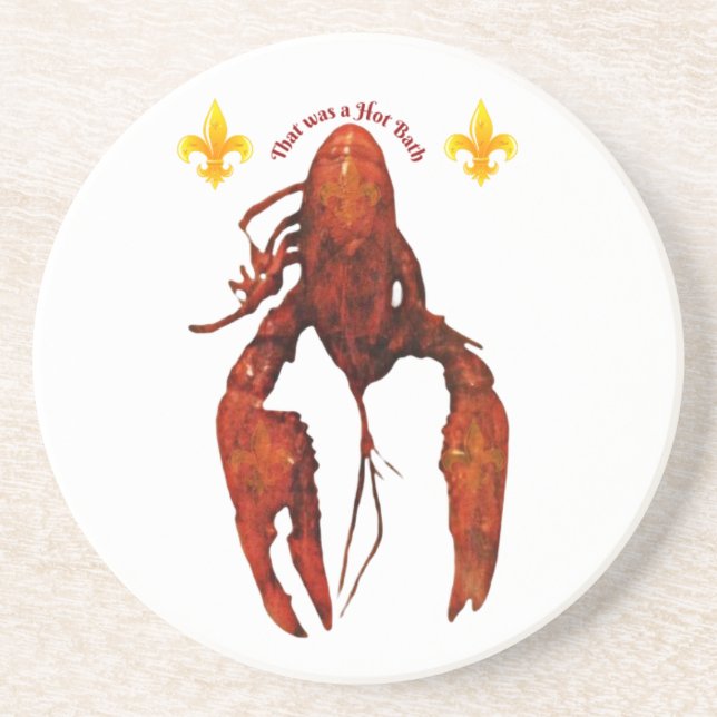 Crawfish Sandstone Untersetzer (Vorne)