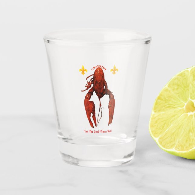 Crawfish Shot Glass Schnapsglas (Vorderseite)
