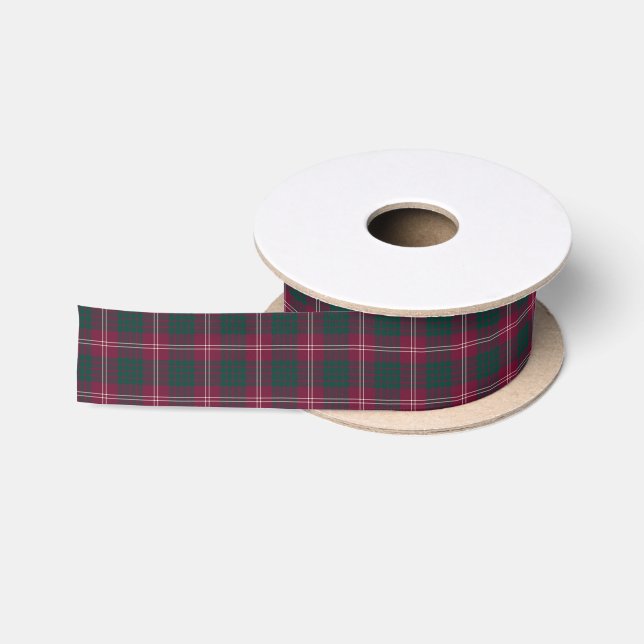 Crawford Clan Tartan Satinband (Spule)