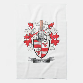 Crawford-Familienwappen-Wappen Handtuch