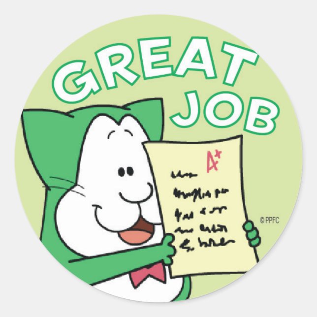 Crawford Great Job Sticker (Vorderseite)