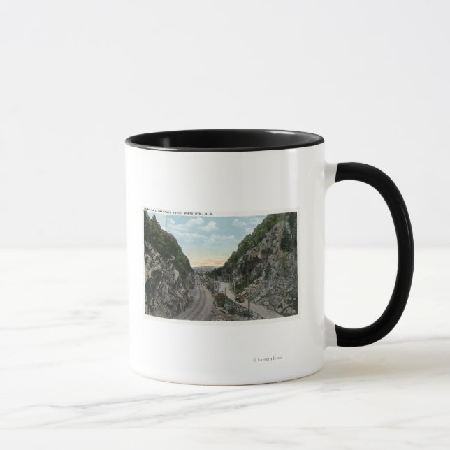 Crawford Notch View of the Double Gate Tasse (Rechts)
