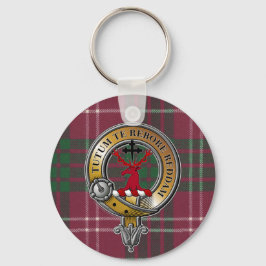 Crawford Tartan & Abzeichen Schlüsselanhänger