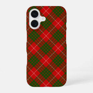 Crawford-Tartan rot grün kariert iPhone 16 Hülle