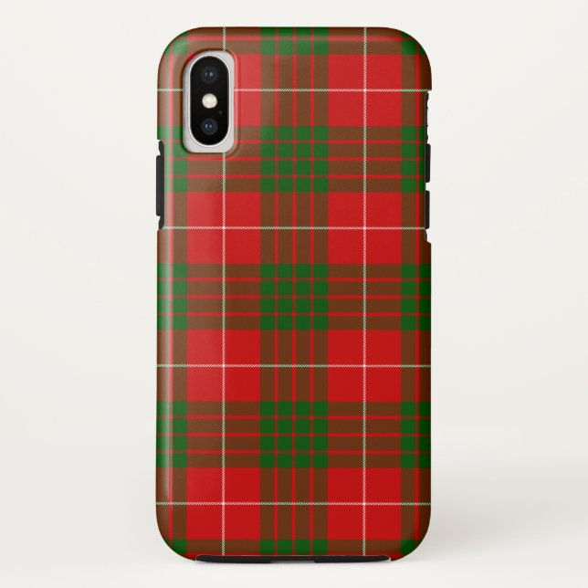 Crawford tartan rot kariert Case-Mate iPhone hülle (Rückseite)