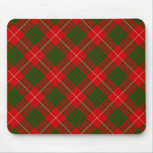 Crawford tartan rot kariert mousepad