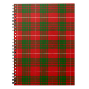 Crawford tartan rot kariert notizblock