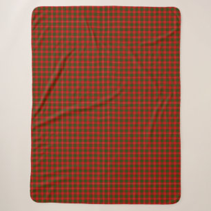 Crawford tartan rot kariert sherpadecke