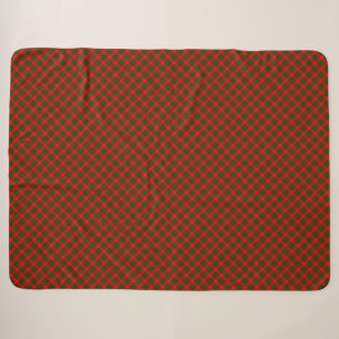 Crawford tartan rot kariert sherpadecke