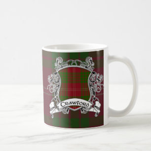 Crawfordtartan-Schild Kaffeetasse