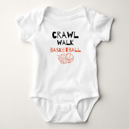 Crawl Walk Basketball Niedlich Basketball Buddy Baby Strampler