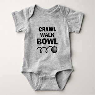 Crawl Walk Bowl body bébé drôle pour nouveau-né