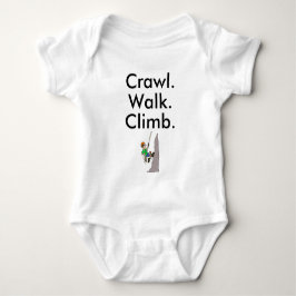 Crawl Walk Climb Rock Climbing Baby Bodysuit Baby Strampler