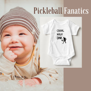 Crawl Walk Dink Baby Bodysuit Strampler