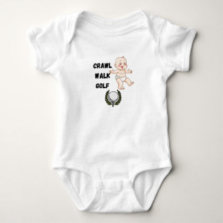 CRAWL WALK GOLFER GOLFER BABY BODYSUIT STRAMPLER