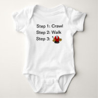 Crawl Walk Hockey Goalie Baby Bodysuit