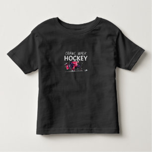 Crawl, Walk, Hockey Kleinkind T-shirt