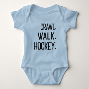 Crawl Walk Hockey - Süßer kleiner Hockey  Baby Strampler
