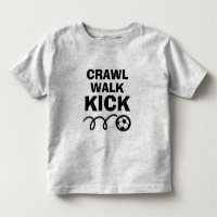 CRAWL WALK KICK Fußball Shirt für Kleinkinder