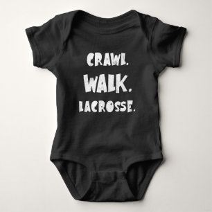 Crawl Walk Lacrosse Baby Strampler