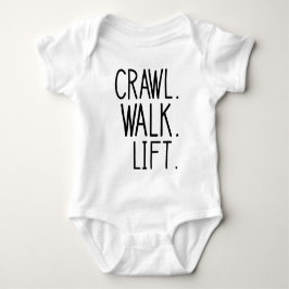 Crawl Walk Lift Baby - Workout Baby Baby Strampler